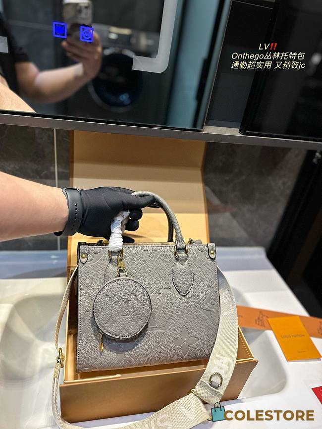 Louis Vuitton On The Go Gray 25 cm - 1