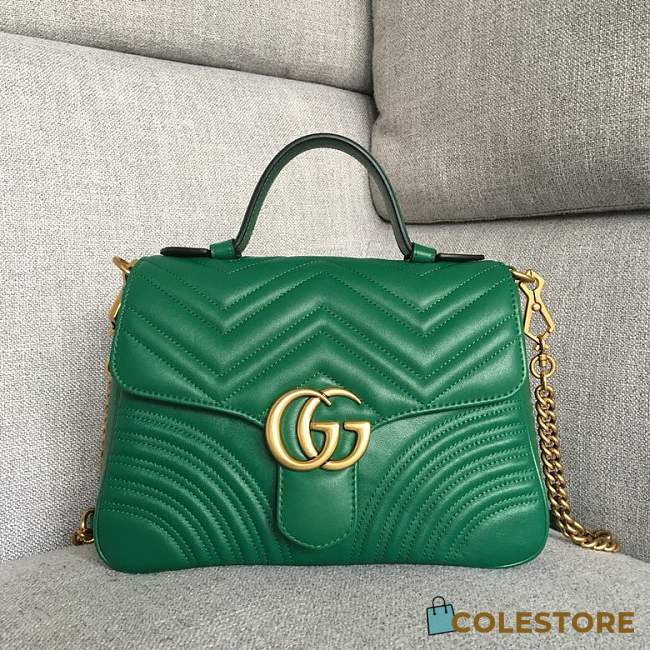 Gucci Marmont Dottore Green 26.5 x 20 x 9 cm - 1