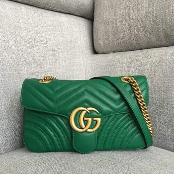 Gucci Marmont Green 26 x 7 x 15 cm