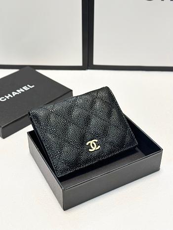 Chanel Wallte Black 11 x 9 cm