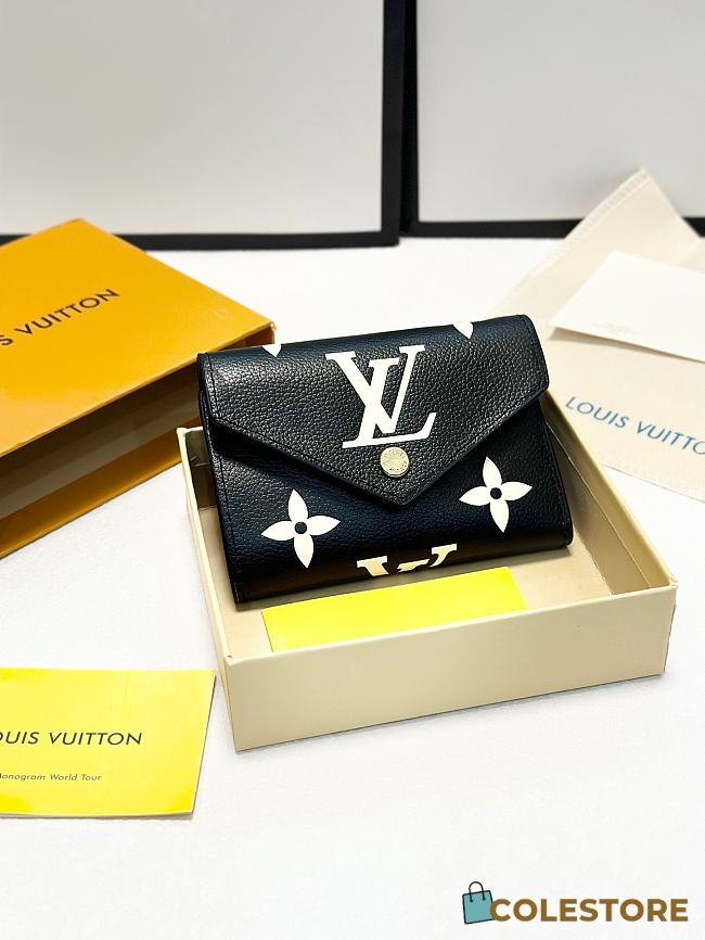 Louis Vuitton Circle Wallet Black 12 x 9 x 2.5 cm  - 1