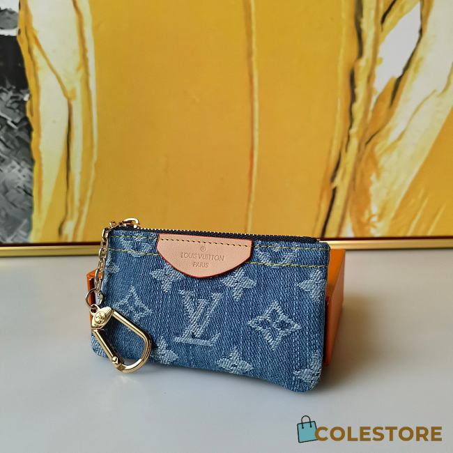 Gucci Wallet Denim 12 x 7 x 1.5 cm - 1