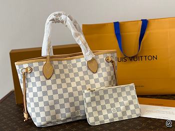 Louis Vuitton Neverfull MM Beige 31 x 29 cm