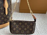 Louis Vuitton Brown Monogram Bucket PM 23 x 25 cm - 5