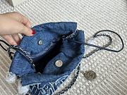Chanel 22 Denim Logo Bag 35 x 35 cm - 5