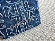 Chanel 22 Denim Logo Bag 35 x 35 cm - 2