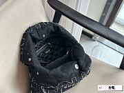 Chanel 22 Black Logo Bag 35 x 35 cm - 6