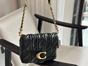 Coach C Tappy Shoulder Bag Black 20 x 15 cm - 1