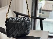Coach C Tappy Shoulder Bag Black 20 x 15 cm - 4