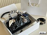 Dior Mini Lady Dior D-Joy Black 23 cm - 1