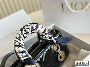 Dior Mini Lady Dior D-Joy Black 23 cm - 4