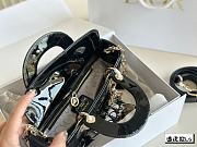 Dior Mini Lady Dior D-Joy Black 23 cm - 3