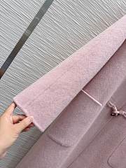Max Mara Neck Fur Pink Coat  - 3