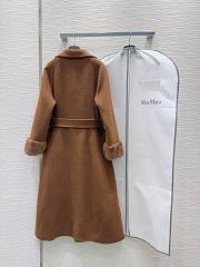 Colestore Max Mara Hand Fur Brown Coat - 4