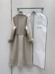 Max Mara Hand Fur Grey Coat - 6