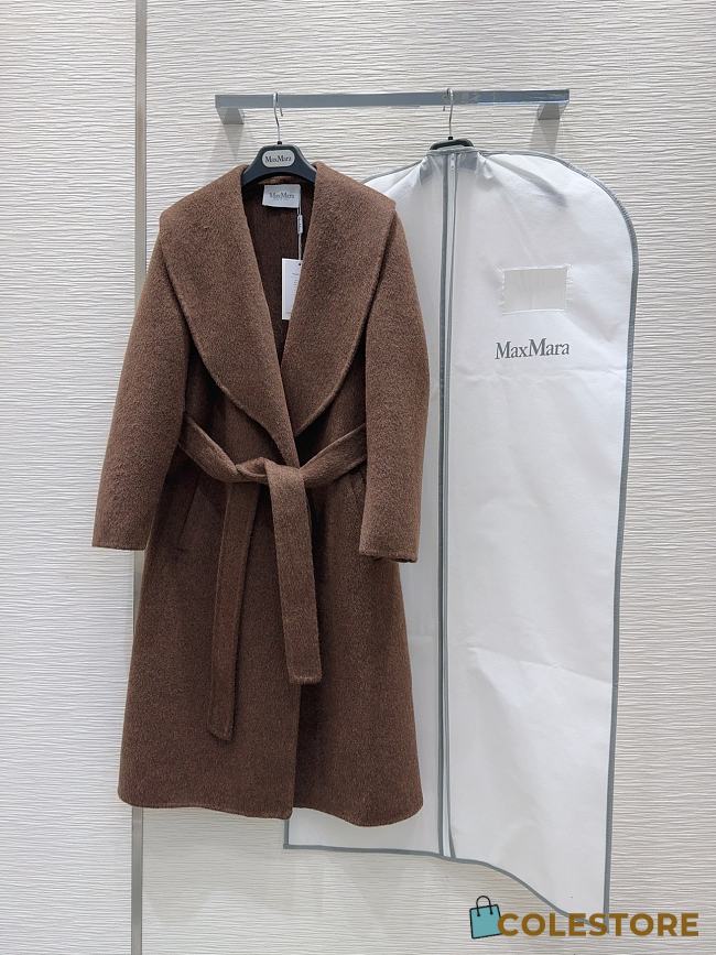 Max Mara Fur Coat Brown - 1