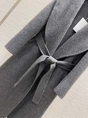 Max Mara Fur Coat Grey - 3