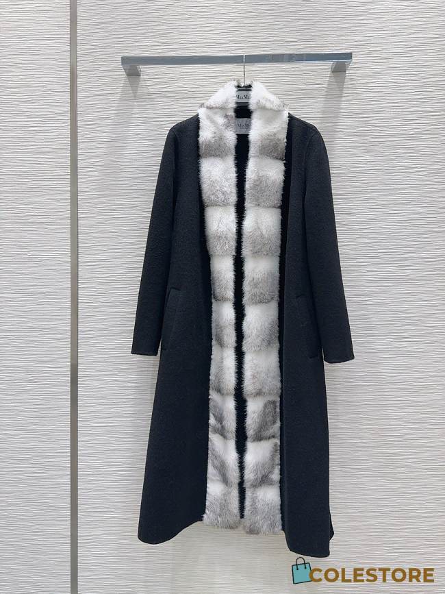 Max Mara Coat Black And White  - 1