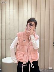 Moncler Handless Coat Pink - 5