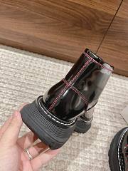 Alexander McQueen Boots Black With Pink Needle - 5