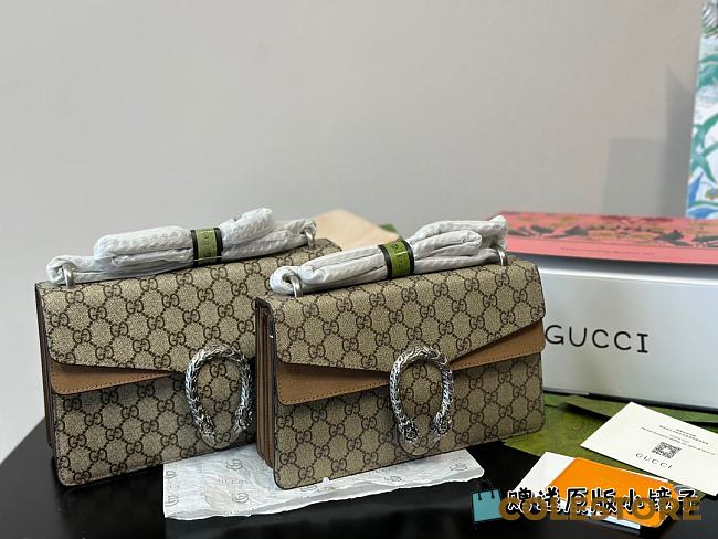 Gucci Dionysus Handle Bag Brown 28 cm  - 1