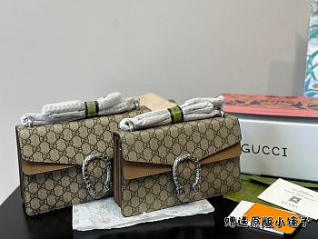 Gucci Dionysus Handle Bag Brown 28 cm 