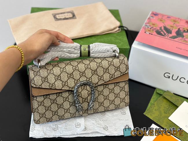 Gucci Dionysus Mini Handle Bag Brown 25 cm  - 1