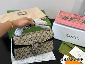 Gucci Dionysus Handle Bag Black 28 cm 