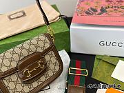 Gucci Horsebit 1955 Shoulder Bag Brown 20 cm - 2