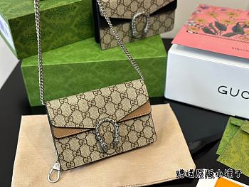 Gucci Dionysus Shoulder Bag Brown 16 cm 