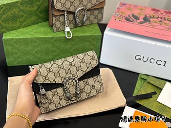 Gucci Dionysus Shoulder Bag Black 16 cm