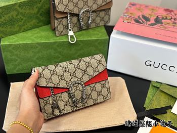 Gucci Dionysus Shoulder Bag Red 16 cm