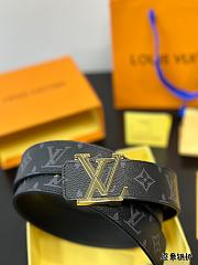Louis Vuitton Gold/Silver Logo Belt - 5
