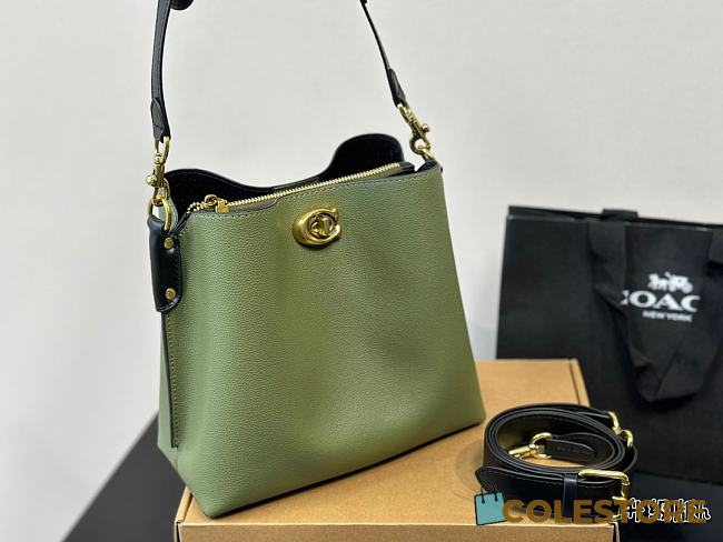 Coach Willow Shoulder Bag Green 24 x 21 cm - 1