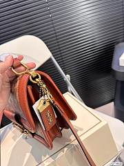 Coach Hand Bag Brown 22 x 17 cm - 5