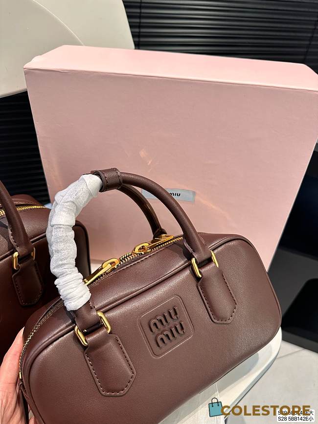 MiuMiu Hand Bag Brown 28 x 13 cm - 1