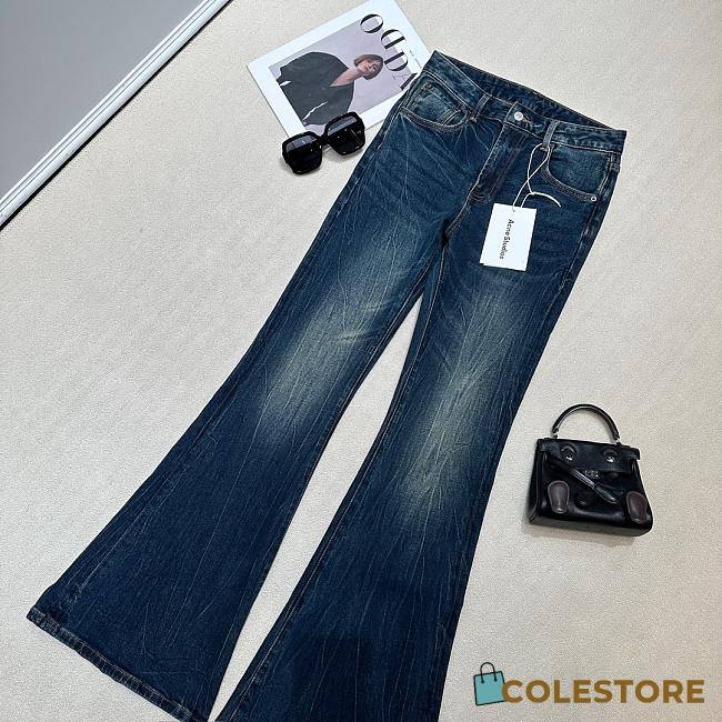 Denim Flared Pants - 1