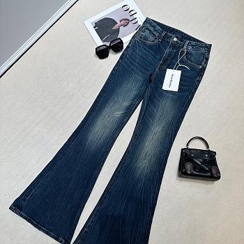 Denim Flared Pants
