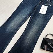 Denim Flared Pants - 5