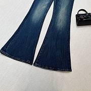 Denim Flared Pants - 6