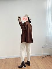 Brown Vest Coat - 5