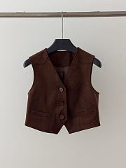 Short Vest Brown - 3