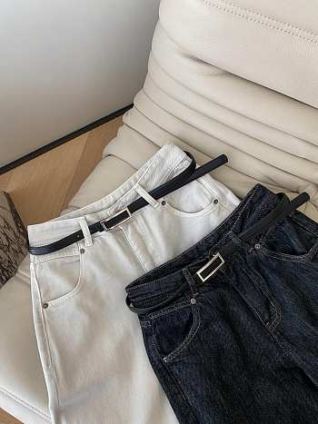 Black/ White Jean