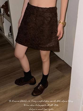 Brown Skirt The Raaré