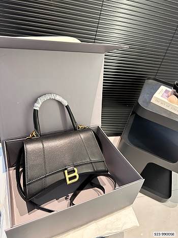 Colestore Balenciaga Hourglass Bag Black 22.5 x 14 cm