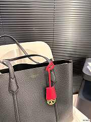 Tory Burch Perry Small Triple-Compartment Tote Black 34 x 28 cm - 2