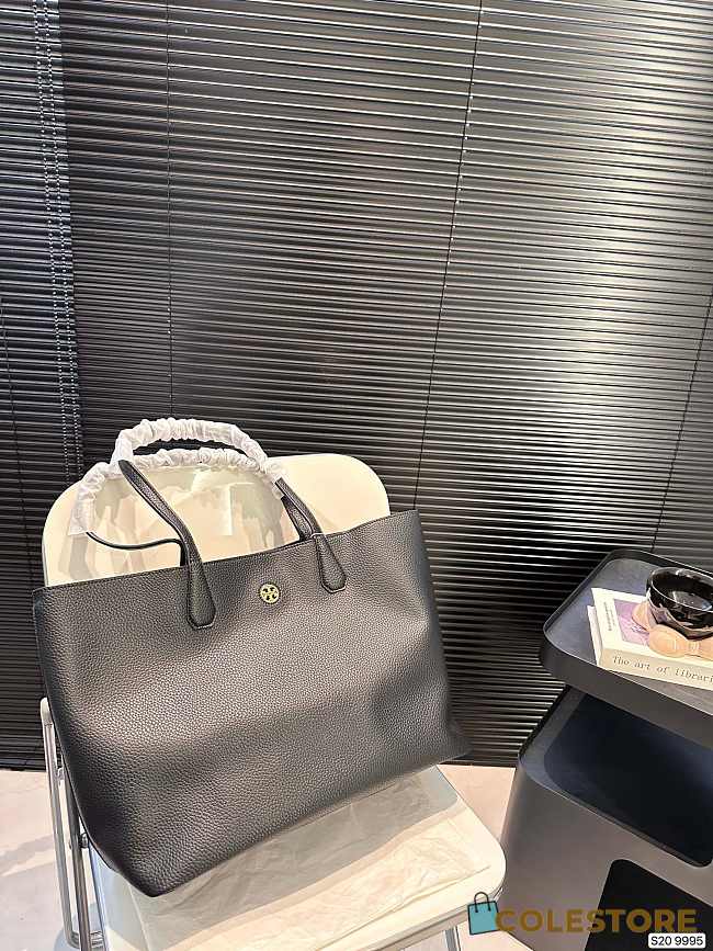 Tory Burch Perry Small Triple-Compartment Tote Beige 34 x 28 cm - 1