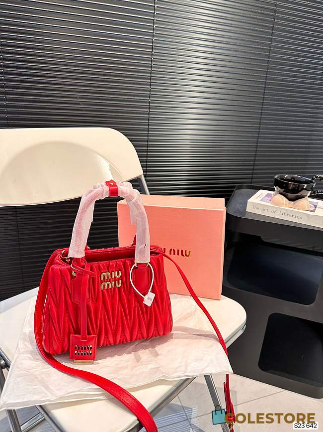 MiuMiu Hobo Red 20 x 15 cm - 1