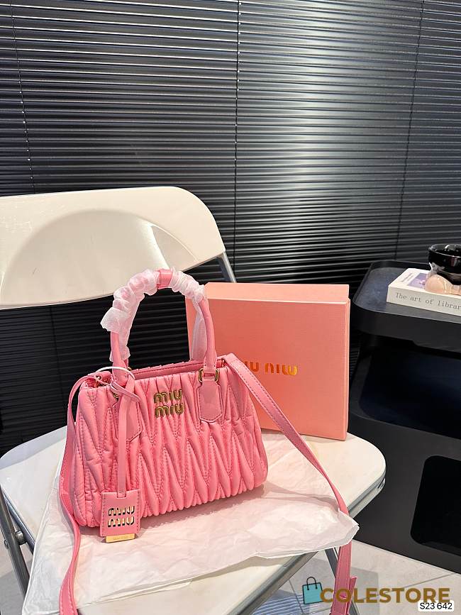 MiuMiu Hobo Pink 20 x 15 cm - 1