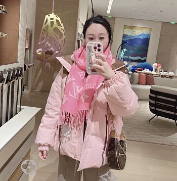 Louis Vuitton Pink Scarf